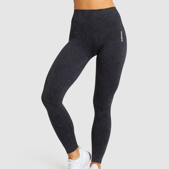 Gymshark Pants - Black Adapt Animal Seamless Leggings
